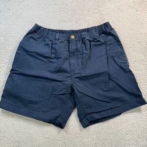 Chubbies Originals Mens Navy Blue 7 Inch Inseam Cotton Chino Shorts XXL Elastic